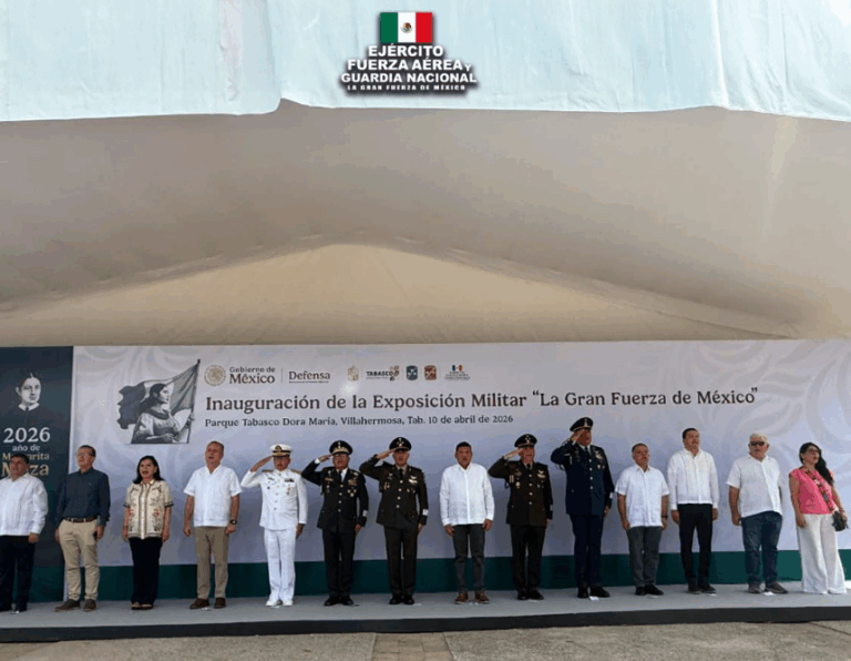 Llega a Villahermosa la exposición militar “La Gran Fuerza de México”