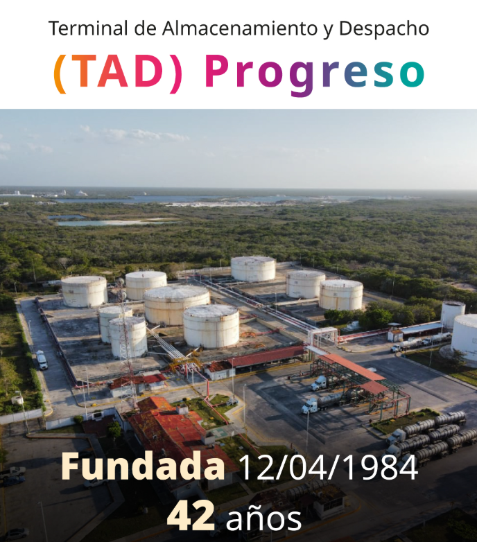 Pemex reconoce labor de la TAD Progreso en el suministro de combustibles en la Península de Yucatán