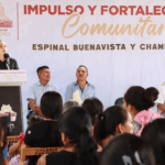 Valeria Rosales acerca apoyos integrales a comunidades rurales de Villaflores