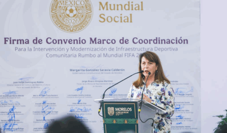 Morelos apuesta por el deporte: alistan 47 obras como parte del “Mundial Social”