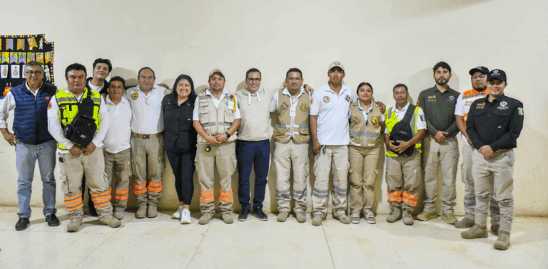 Berriozábal fortalece coordinación con grupos voluntarios de rescate para mejorar atención de emergencias