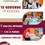 Berriozábal abre espacio de diálogo directo con ciudadanía en audiencia pública