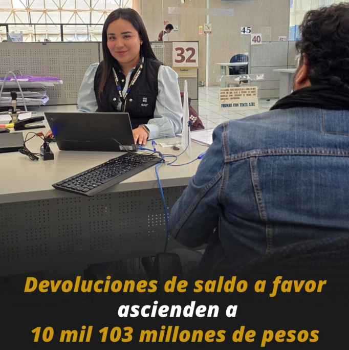 SAT acelera devoluciones de ISR y beneficia a más de 1.5 millones de contribuyentes