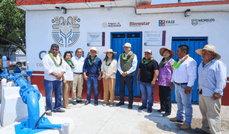 Gobiernos de Morelos y México amplían acceso al agua potable en Axochiapan