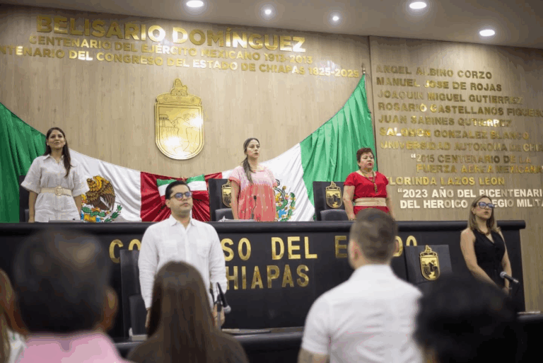 Congreso de Chiapas inaugura Período Ordinario de Sesiones