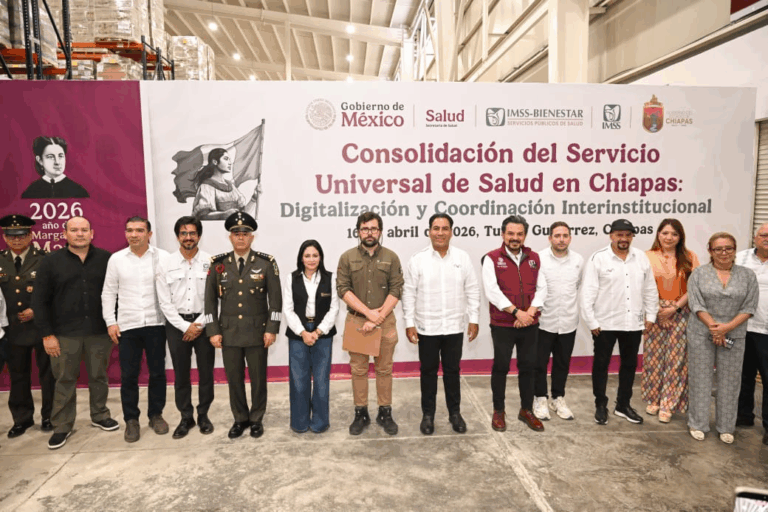 Reconoce Eduardo Ramírez coordinación con el Gobierno Federal para consolidar el Servicio Universal de Salud en Chiapas