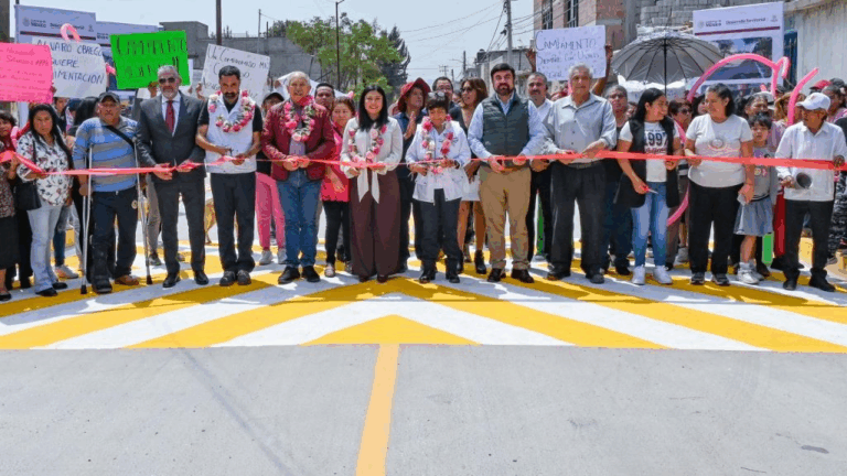 Plan Oriente salda deuda histórica en Chalco con rehabilitación de vialidad tras 40 años