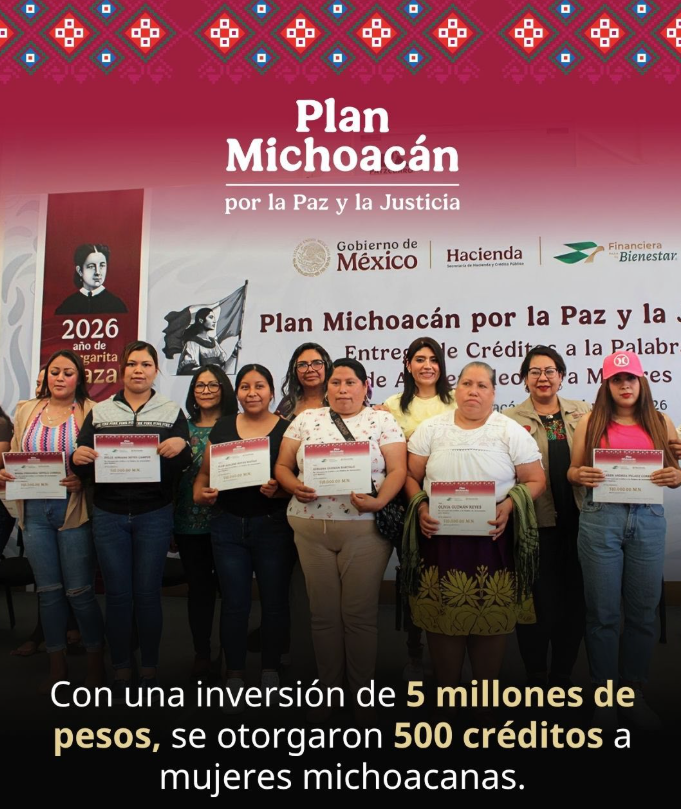 FINABIEN impulsa el autoempleo femenino en Michoacán con 500 créditos