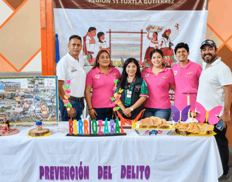 Berriozábal refuerza acciones preventivas con participación en Jornada por la Paz en Chicoasén