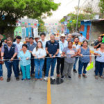 En la colonia La Reliquia, Ángel Torres inaugura la avenida Joaquín Miguel Gutiérrez