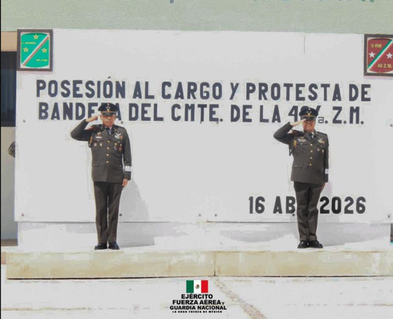 Asume nuevo comandante de la 40/a Zona Militar en Baja California Sur