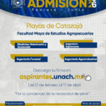 UNACH abre convocatoria de admisión para licenciaturas