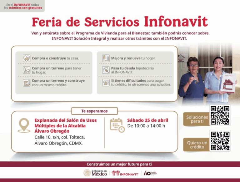 Álvaro Obregón acerca asesoría de vivienda con Feria de Servicios Infonavit