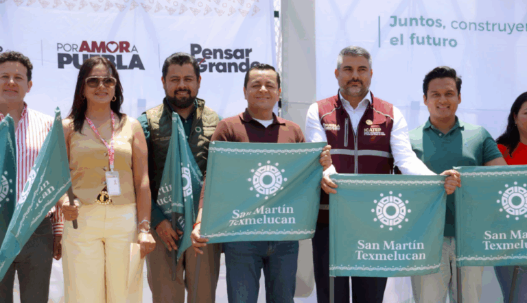 Inicia pavimentación clave hacia ICATEP en Texmelucan con inversión superior a 2.5 mdp