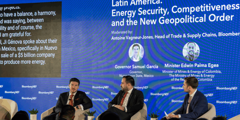Samuel García posiciona a Nuevo León ante inversionistas globales en foro de BloombergNEF 2026