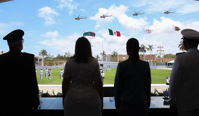 Sheinbaum llama a defender la patria con amor en aniversario de la Gesta de Veracruz