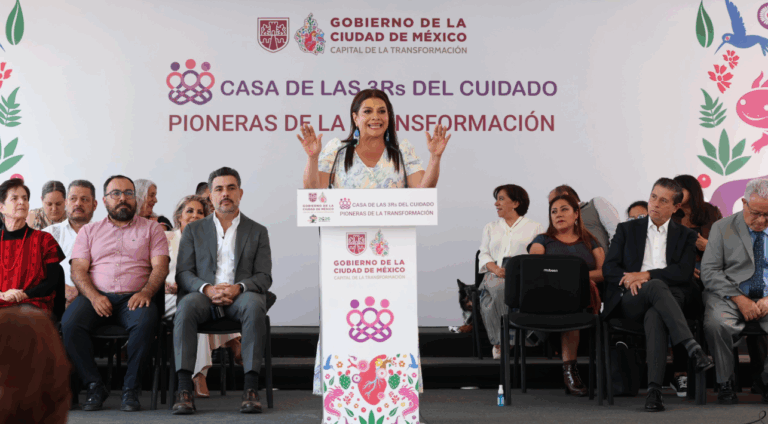 Brugada inaugura Casa de las 3Rs en Coyoacán y anuncia 200 espacios para transformar los cuidados en la CDMX