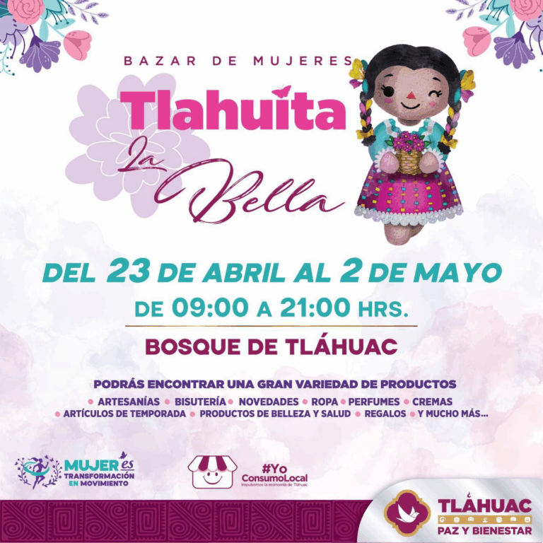 Tláhuac impulsa el emprendimiento femenino con el Bazar de Mujeres “Tlahuita la Bella”