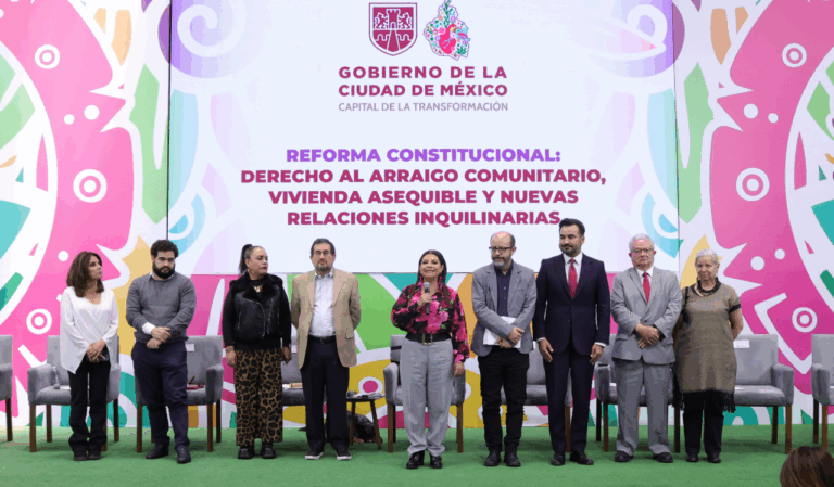 Clara Brugada impulsa reforma histórica para regular rentas y garantizar vivienda asequible en la Ciudad de México