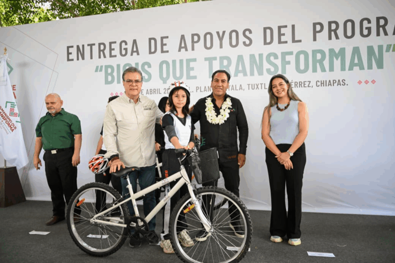 Eduardo Ramírez refuerza apoyo a la juventud con programa Bicis que Transforman