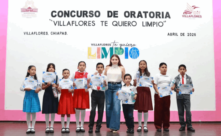 Niñez de Villaflores alza la voz por el medio ambiente en concurso de oratoria
