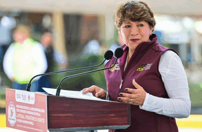 Delfina Gómez inaugura rehabilitación en Periférico Norte y destaca trabajo en equipo