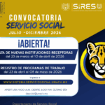 UNACH abre convocatoria de Servicio Social para el periodo julio-diciembre 2026