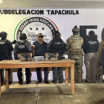 Operativo coordinado refuerza la seguridad en Tapachula con detención por portación de armas