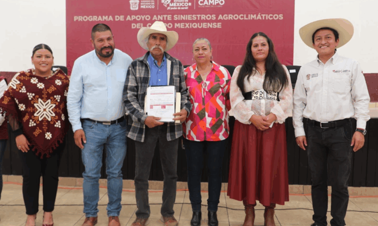 Edoméx fortalece apoyo al campo con mejoras en programa ante siniestros agroclimáticos