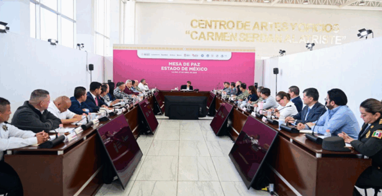 Daniel Serrano participa en Mesa de Paz para fortalecer seguridad en el Estado de México