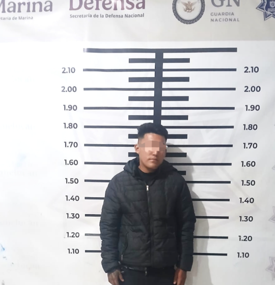 Detienen a sujeto por intento de asalto a transporte público en Texmelucan