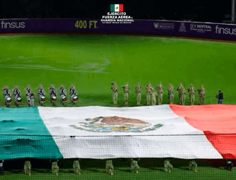 Ejército y Guardia Nacional fortalecen vínculo social en la Liga Mexicana de Beisbol