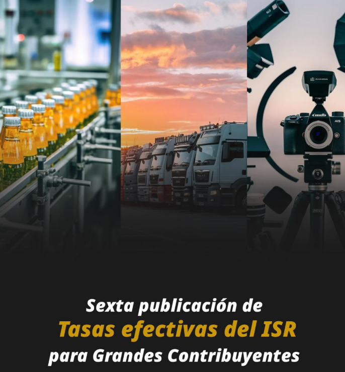 SAT publica nuevas tasas efectivas del ISR para grandes contribuyentes