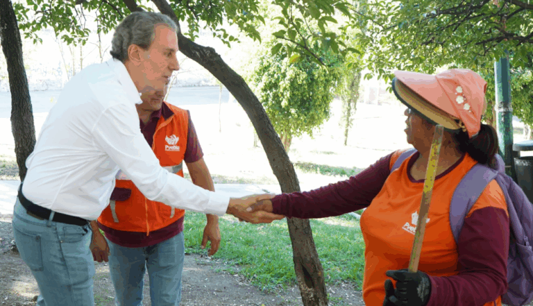 Pepe Chedraui impulsa limpieza de áreas verdes para fortalecer la convivencia en Puebla