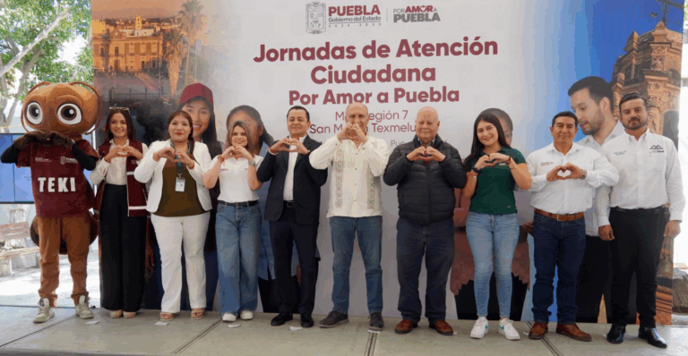 Jornada en Texmelucan acerca empleo, capacitación y apoyos a la ciudadanía