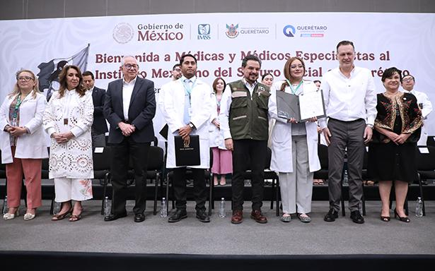 IMSS y Querétaro suman 205 especialistas para fortalecer atención médica