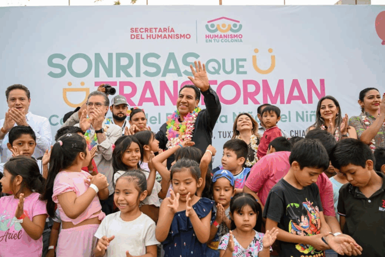 Eduardo Ramírez encabeza festejo del Día de la Niña y el Niño en Tuxtla Gutiérrez
