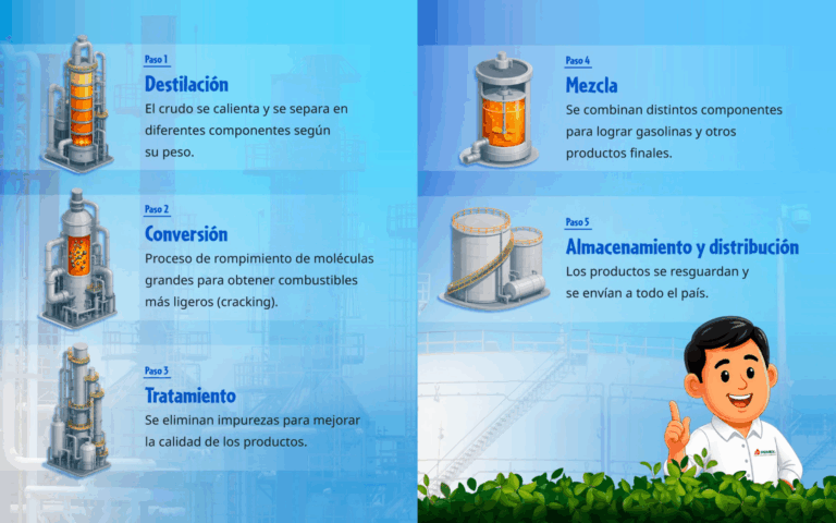 Pemex destaca importancia de las refinerías en la transformación del petróleo