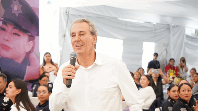 Pepe Chedraui reconoce a madres policías por su labor en favor de la seguridad de Puebla