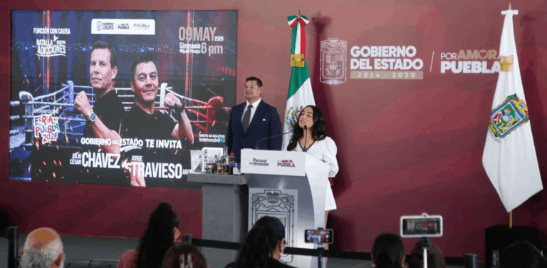 Puebla impulsa centro contra las adicciones con función de box entre Chávez y “Travieso” Arce