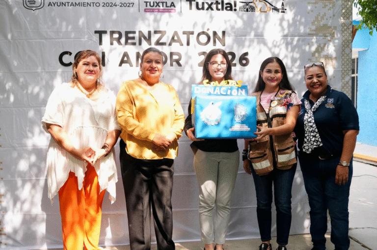 DIF Tuxtla impulsa el “Trenzatón” para apoyar a pacientes oncológicos