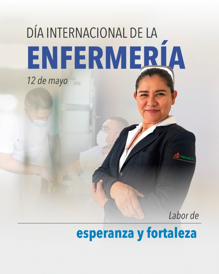 Pemex reconoce labor y vocación del personal de enfermería
