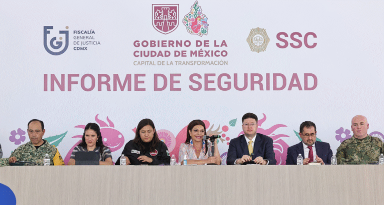 Clara Brugada destaca reducción de delitos de alto impacto en la Ciudad de México