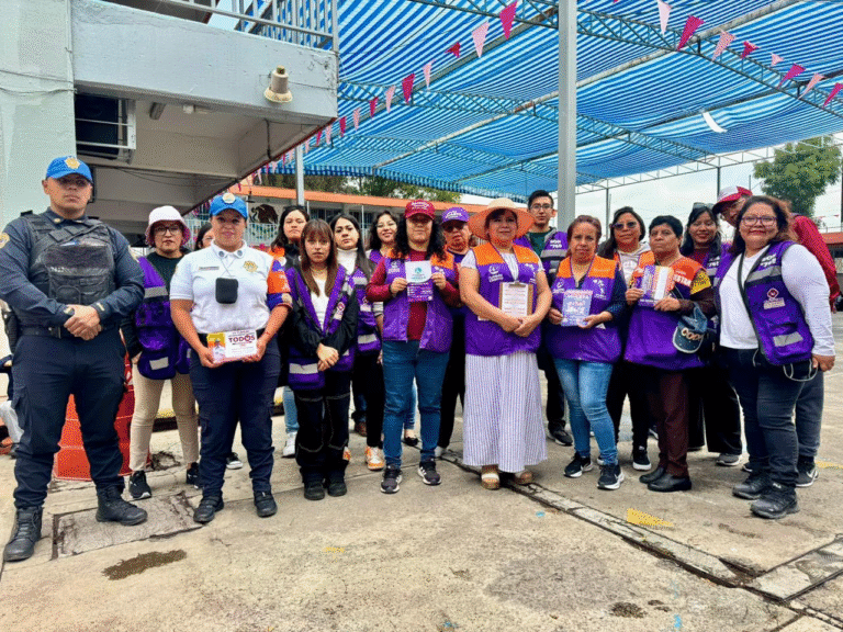 Brigadas de seguridad recorren Zapotitla para fortalecer protección de mujeres y niñas en Tláhuac