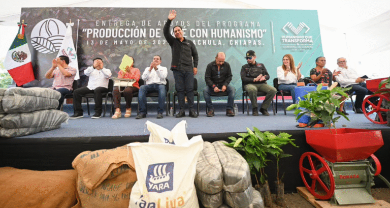 Eduardo Ramírez reafirma compromiso con el sector cafetalero de Tapachula