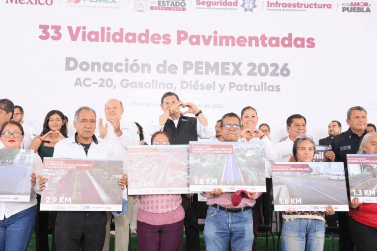 PEMEX refuerza apoyo a Puebla con obras y combate al robo de hidrocarburos