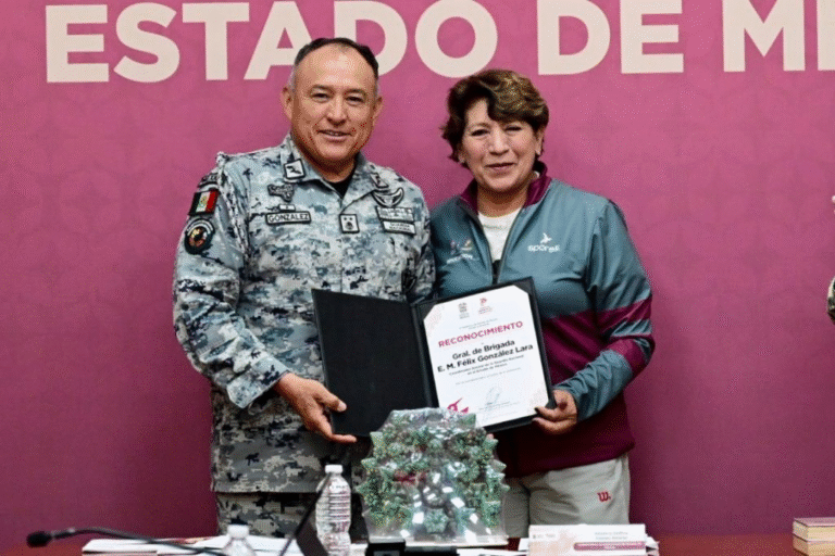 Delfina Gómez reconoce labor de la Guardia Nacional en estrategia de seguridad del Estado de México
