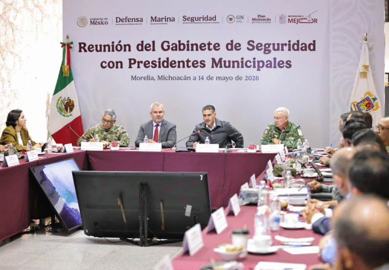 Gobierno federal refuerza coordinación de seguridad en Michoacán