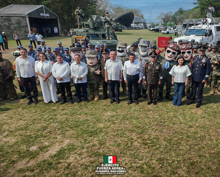 Concluye en Villahermosa la exposición militar La Gran Fuerza de México