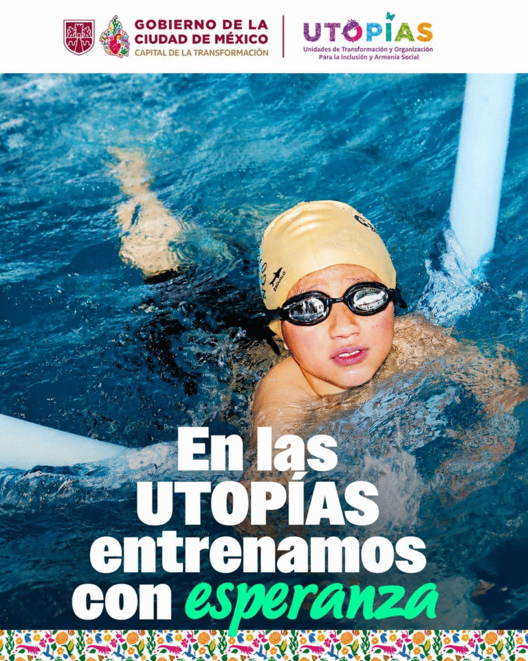 Clara Brugada destaca a las UTOPÍAS como espacios de deporte y transformación social